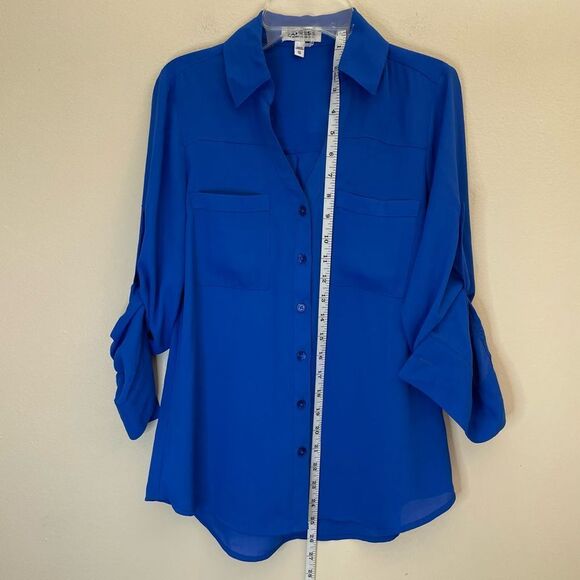 Express| XSmall | career wear| pockets| Button down - Picture 3 of 13